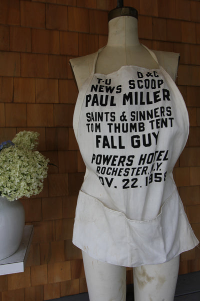 Vintage Saints & Sinners Apron - Diamonds & Rust