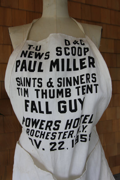 Vintage Saints & Sinners Apron - Diamonds & Rust