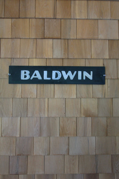 Baldwin Camp Sign - Diamonds & Rust