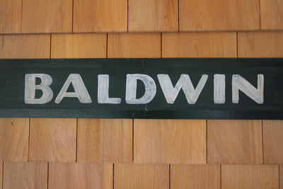 Baldwin Camp Sign - Diamonds & Rust