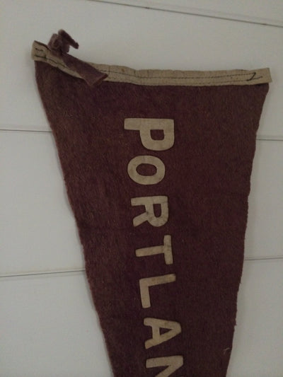 1920s Portland ME Pennant - Diamonds & Rust