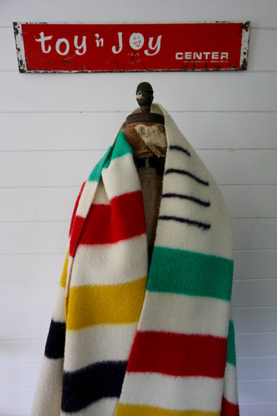 Vintage Hudson's Bay 4 Point Blanket