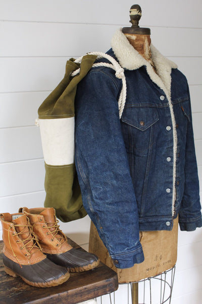 Vintage LEVIS Denim Jacket - Diamonds & Rust