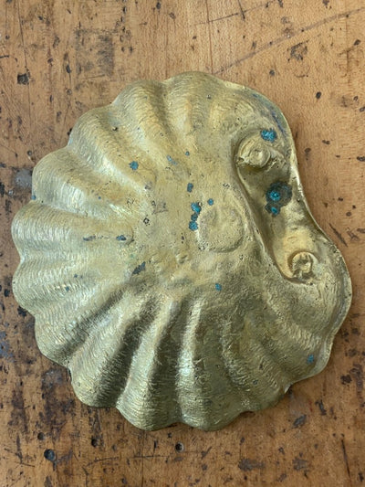 Brass Clam Tray - Diamonds & Rust
