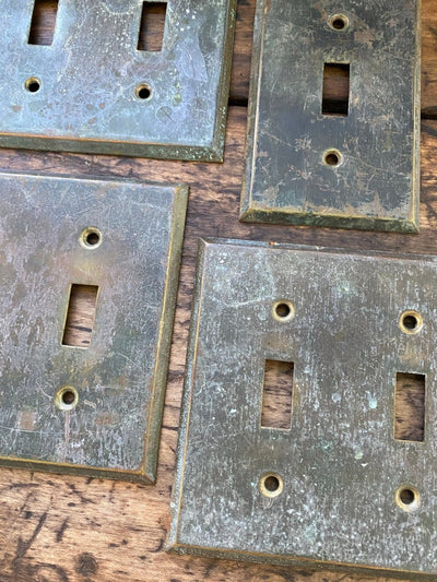 Brass Switch Plates - Diamonds & Rust