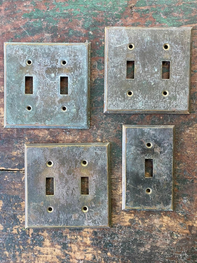 Brass Switch Plates - Diamonds & Rust