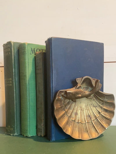 Vintage Brass Shell Tray