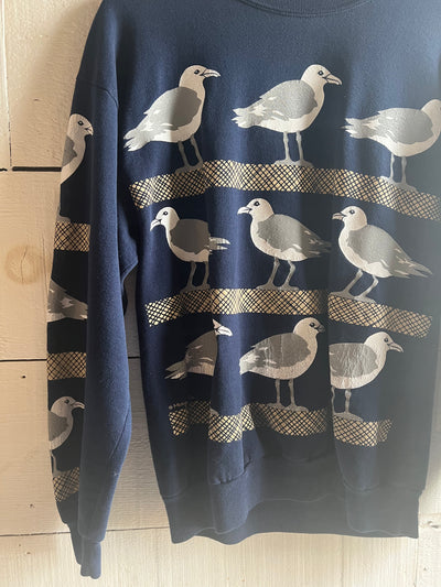 Vintage Seagull Raglan Sweatshirt