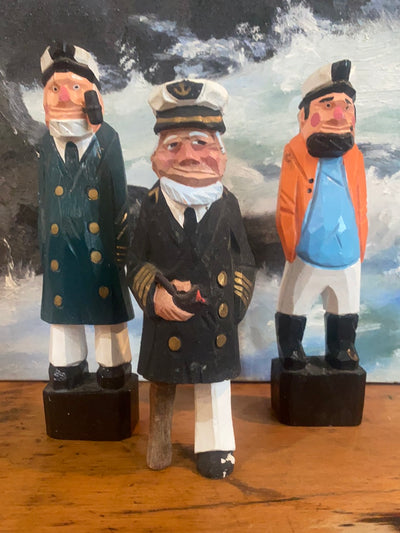 Vintage Wooden Fisherman - Peg Leg