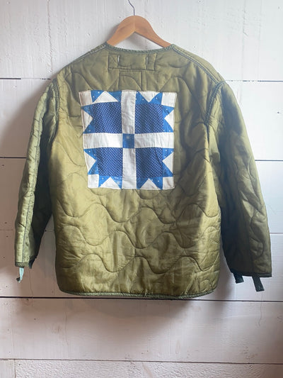 Indigo Quilt Patch - Vintage Quilted Liner