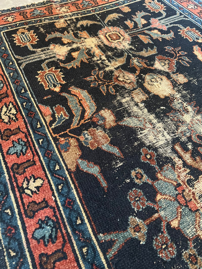 Vintage Worn In Rug