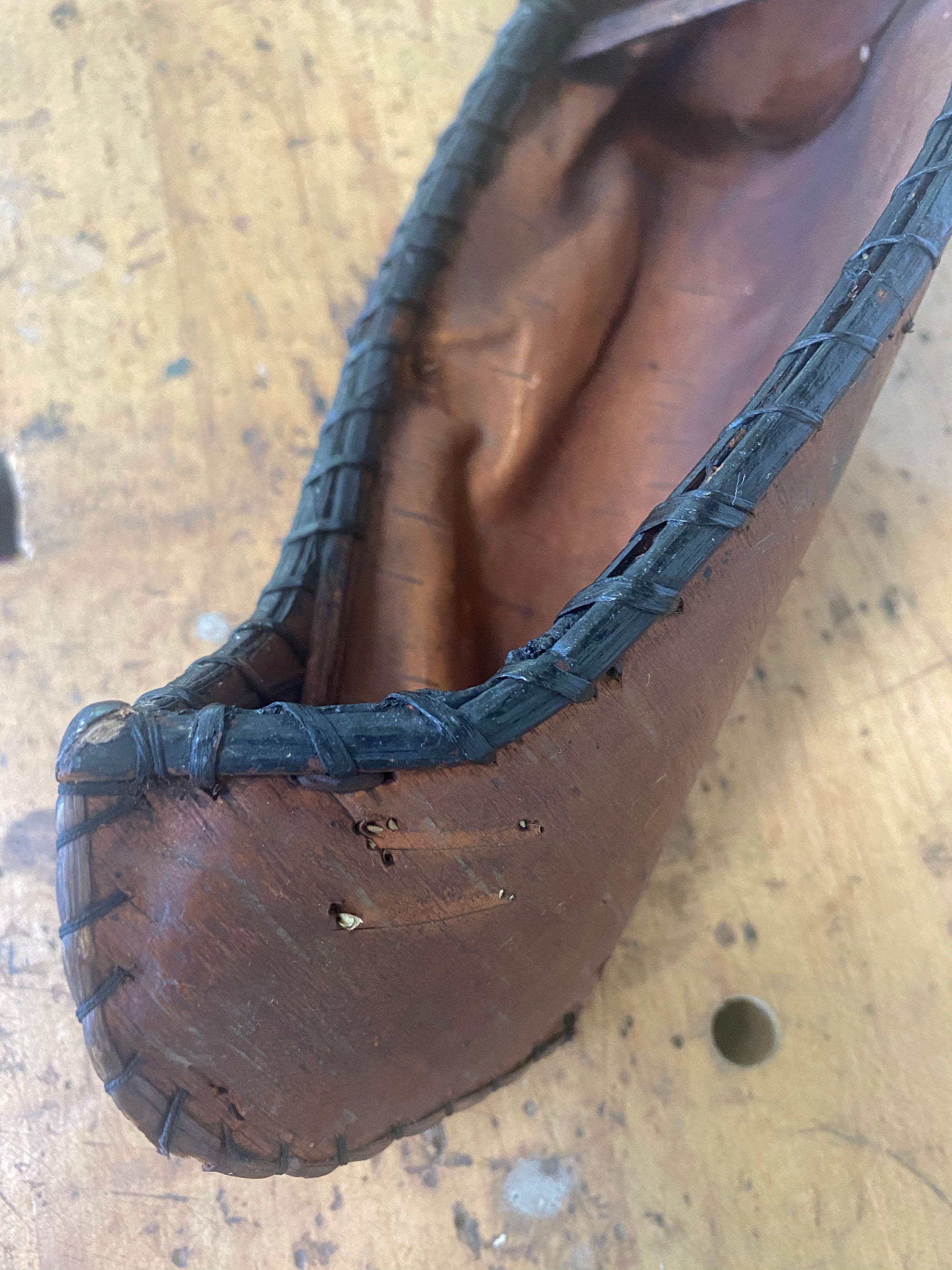 Souvenir Birch Bark Canoe