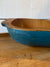Antique Wooden Dough Bowl - Painted