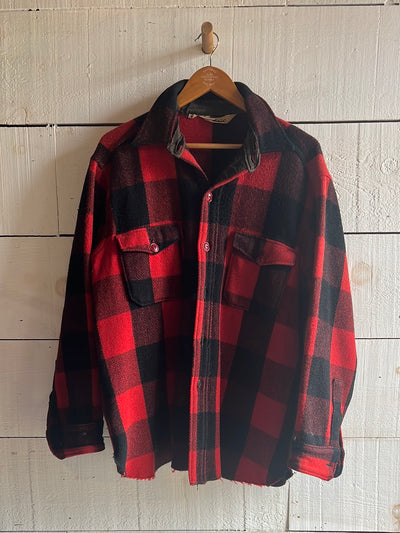 Vintage Woolrich Buffalo Plaid Barn Coat