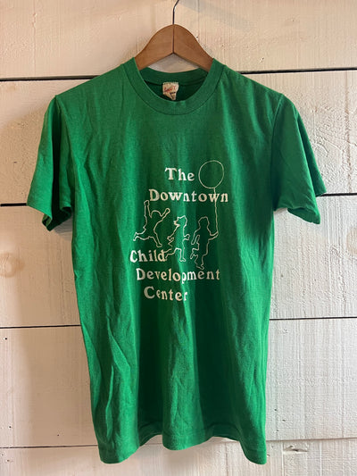 Vintage Downtown Green Tee