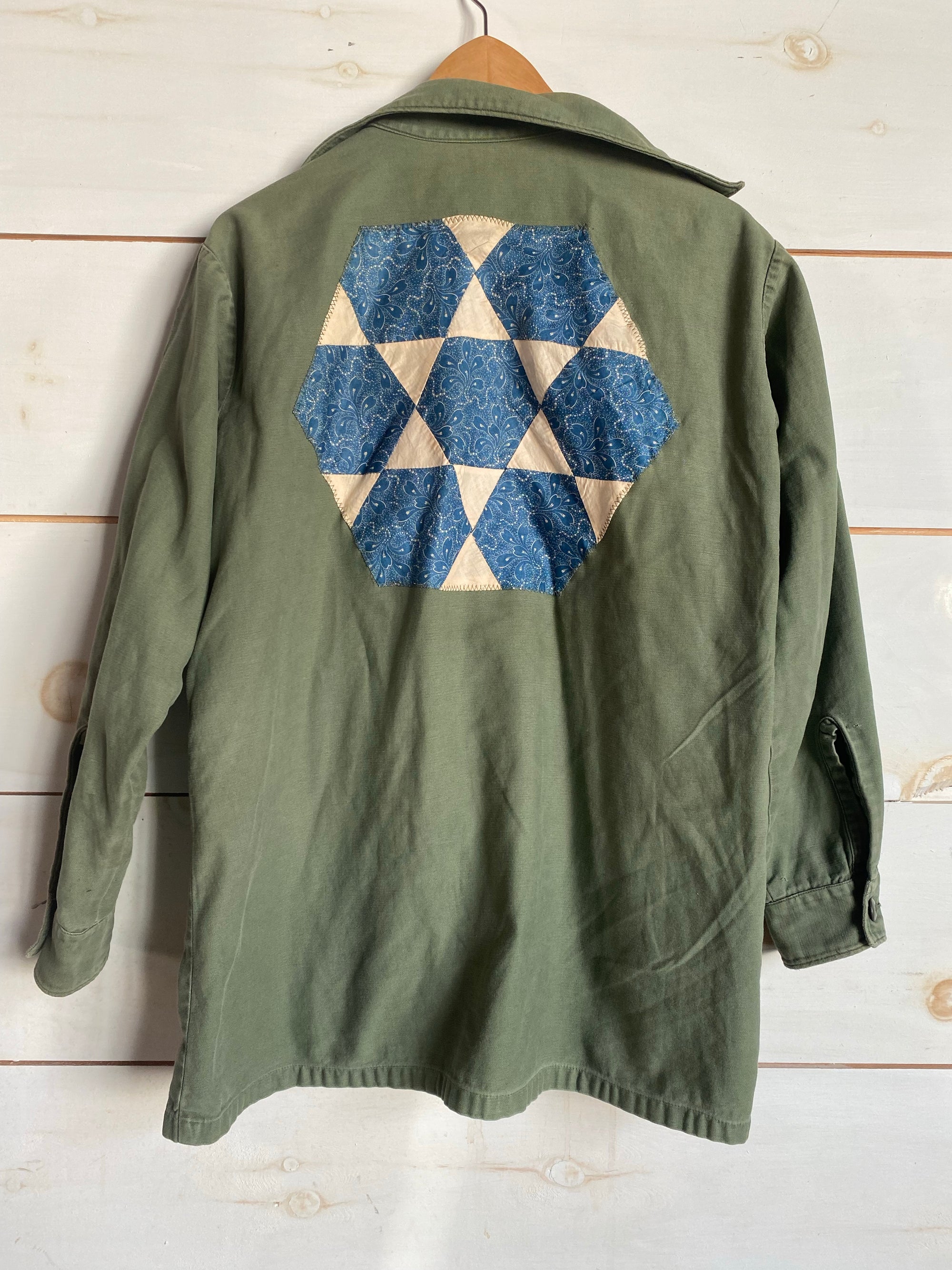 Quilt Patch - Vintage Military Shirt