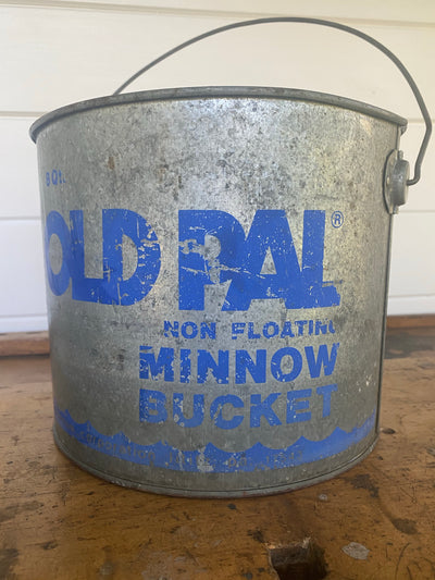 Vintage Old Pal Minnow Bucket