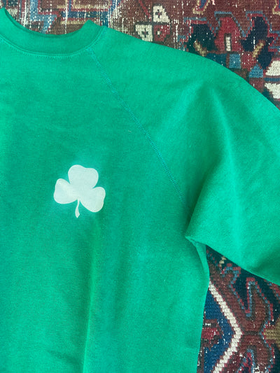 Vintage Green Shamrock Crewneck