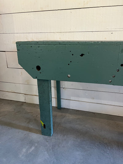 Vintage Industral Workbench - Painted Blue
