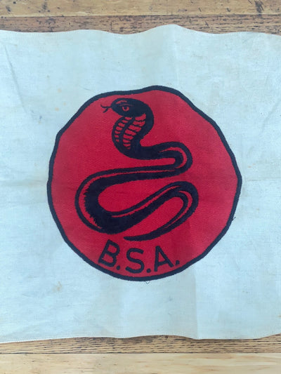 Vintage BSA Snake Flag