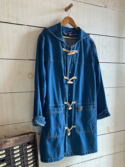 Toggle Denim Coat by Denim & Co