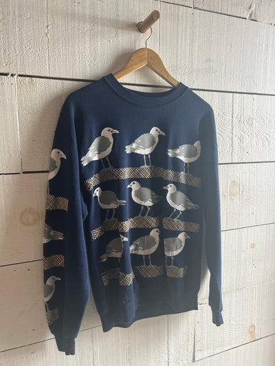 Vintage Seagull Raglan Sweatshirt