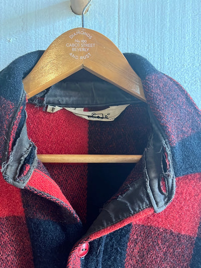 Vintage Woolrich Buffalo Plaid Barn Coat
