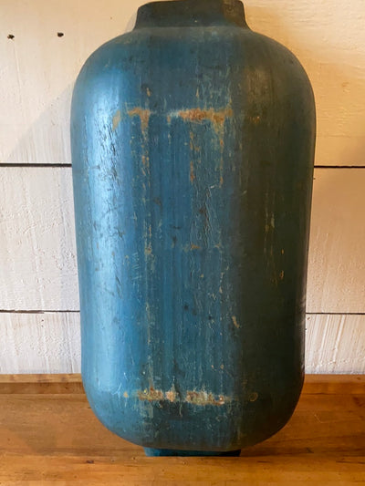 Antique Wooden Dough Bowl - Painted