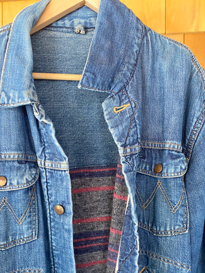 Vintage Wrangler Blanket Lined Chore Coat