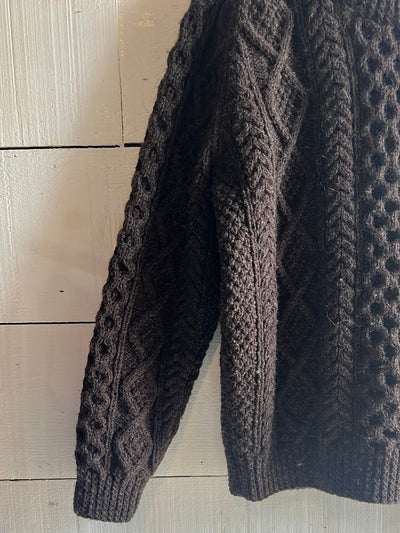 Vintage Fishermen's Sweater - Brown