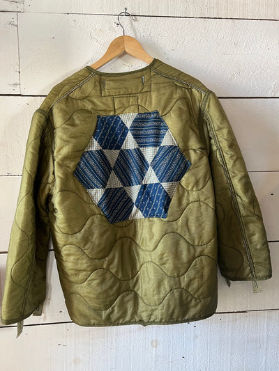 Indigo Quilt Patch - Vintage Quilted Liner