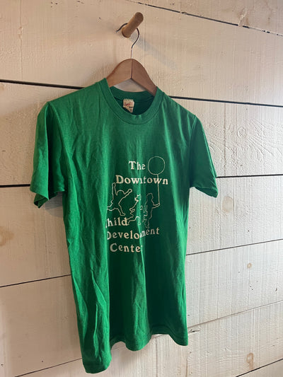 Vintage Downtown Green Tee