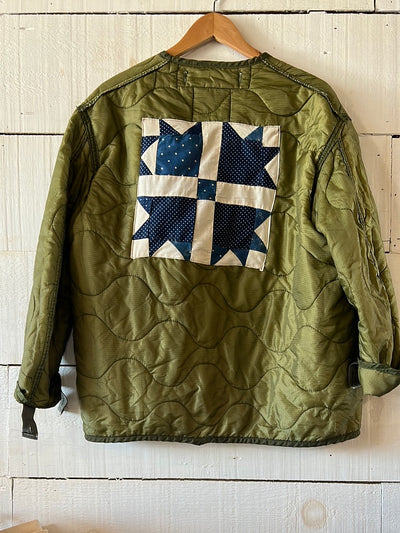 Indigo Quilt Patch - Vintage Quilted Liner