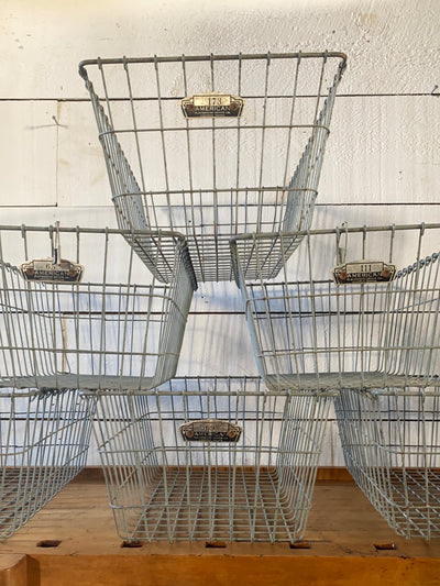 Vintage Locker Baskets - Long