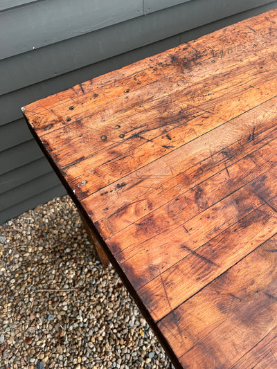 Vintage Butcher Block Table