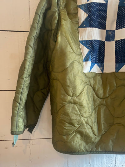 Indigo Quilt Patch - Vintage Quilted Liner