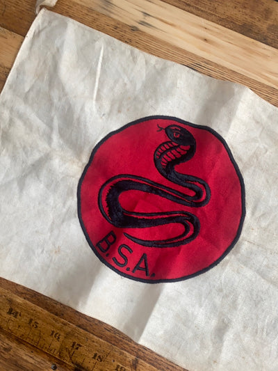 Vintage BSA Snake Flag