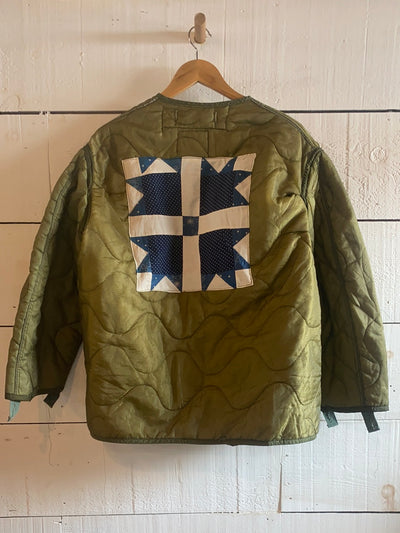 Indigo Quilt Patch - Vintage Quilted Liner