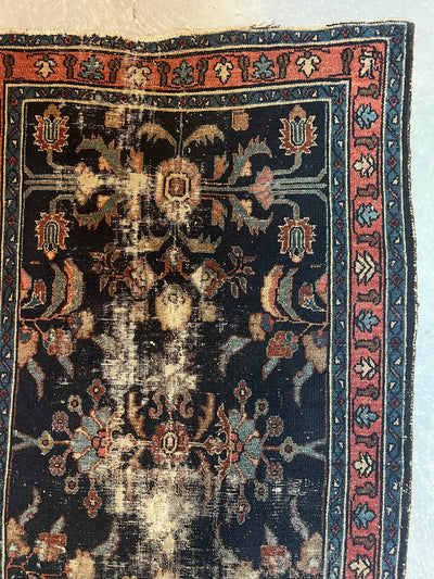 Vintage Worn In Rug