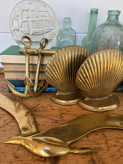 Pair of Brass Anchors