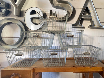 Vintage Locker Baskets - Long