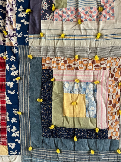 Vintage Log Cabin Quilt