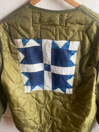 Indigo Quilt Patch - Vintage Quilted Liner