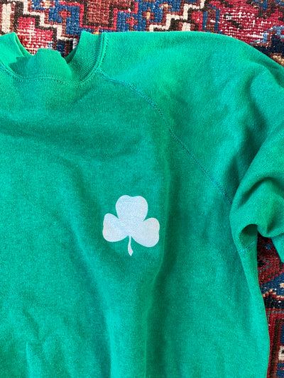 Vintage Green Shamrock Crewneck