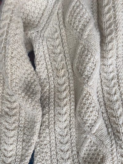 Vintage Irish Knit Pullover Sweater