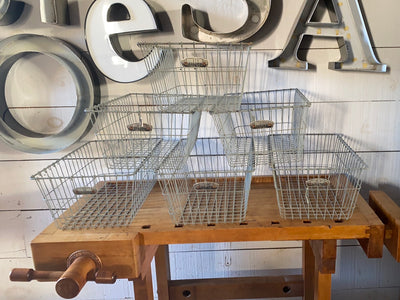 Vintage Locker Baskets - Long