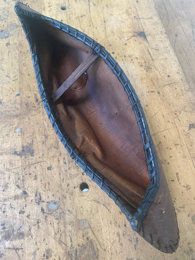 Souvenir Birch Bark Canoe - Diamonds & Rust