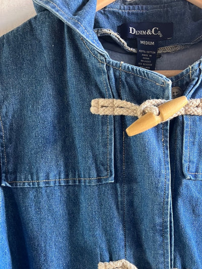 Toggle Denim Coat by Denim & Co - Diamonds & Rust