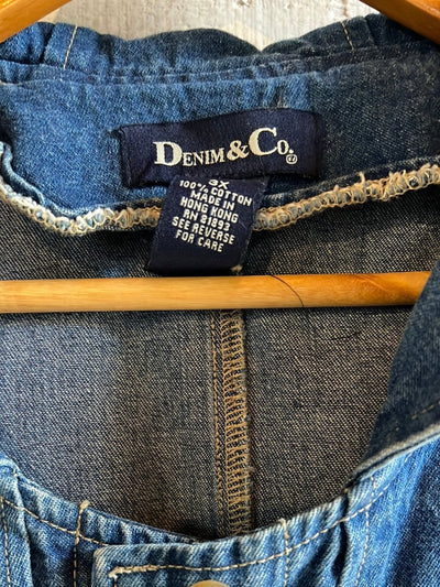 Toggle Denim Coat by Denim & Co - Diamonds & Rust