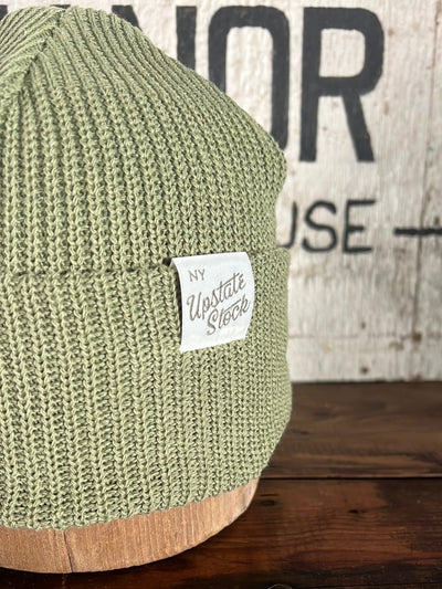Upcycyled Cotton Watchcap - Matcha - Diamonds & Rust